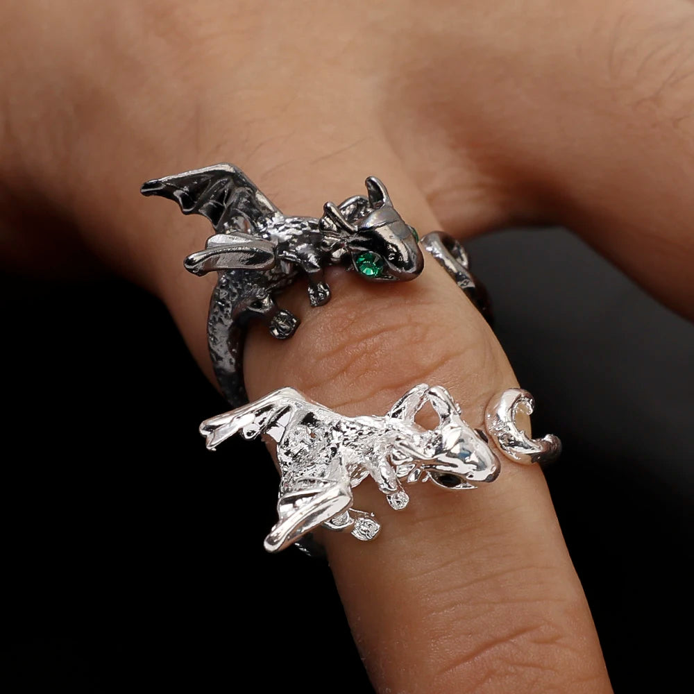 Dragons Adjustable Rings