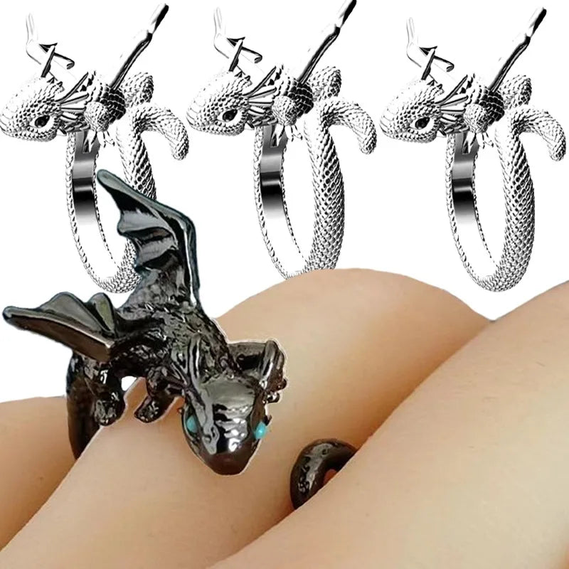 Dragons Adjustable Rings